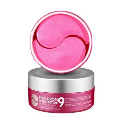 MEDI-PEEL Hyaluron Rose Peptide 9 Ampoule Eye Patch - Hidrogēla acu patči ar rožu ekstraktu un peptīdiem, 60gab.