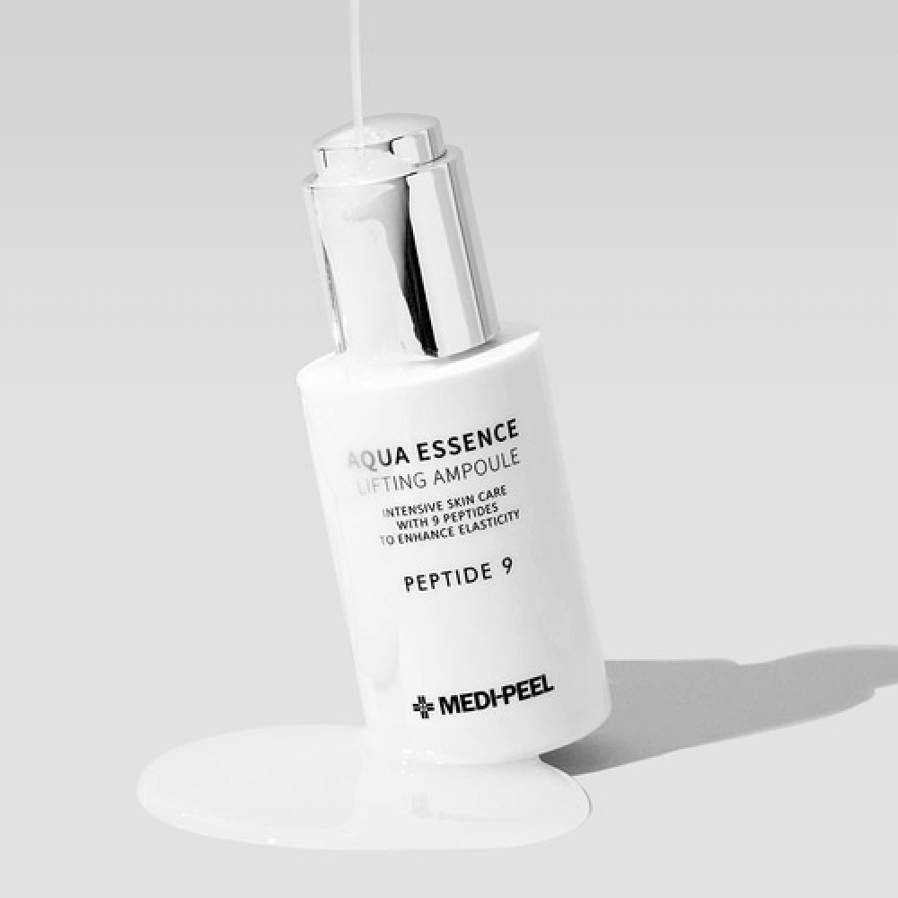 MEDI-PEEL Peptide 9 Aqua Essence Lifting Ampoule - Liftinga serums ar peptīdiem, 50ml