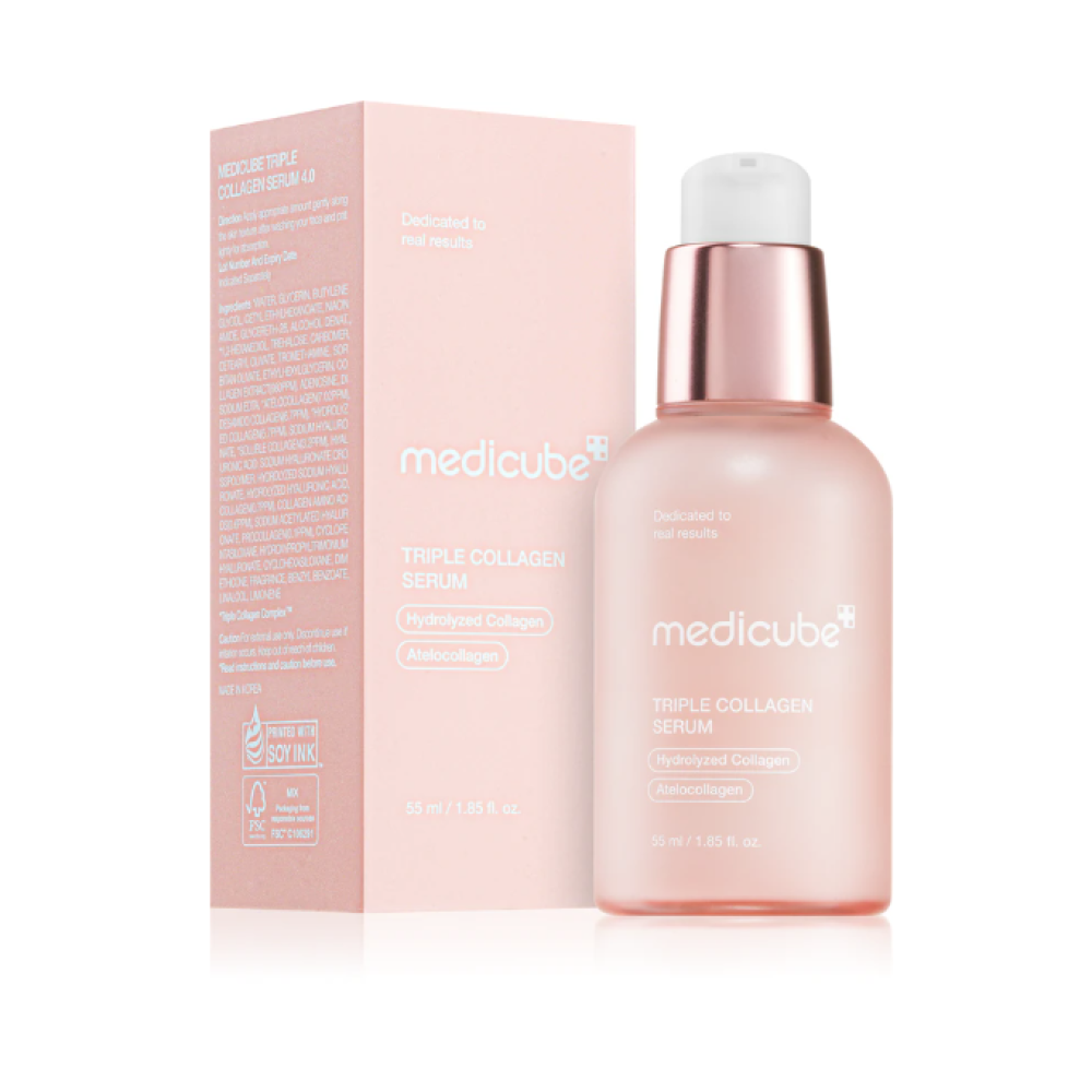 MEDICUBE Triple Collagen Serum - Nostiprinošs sejas serums ar kolagēnu, 55ml (114351)