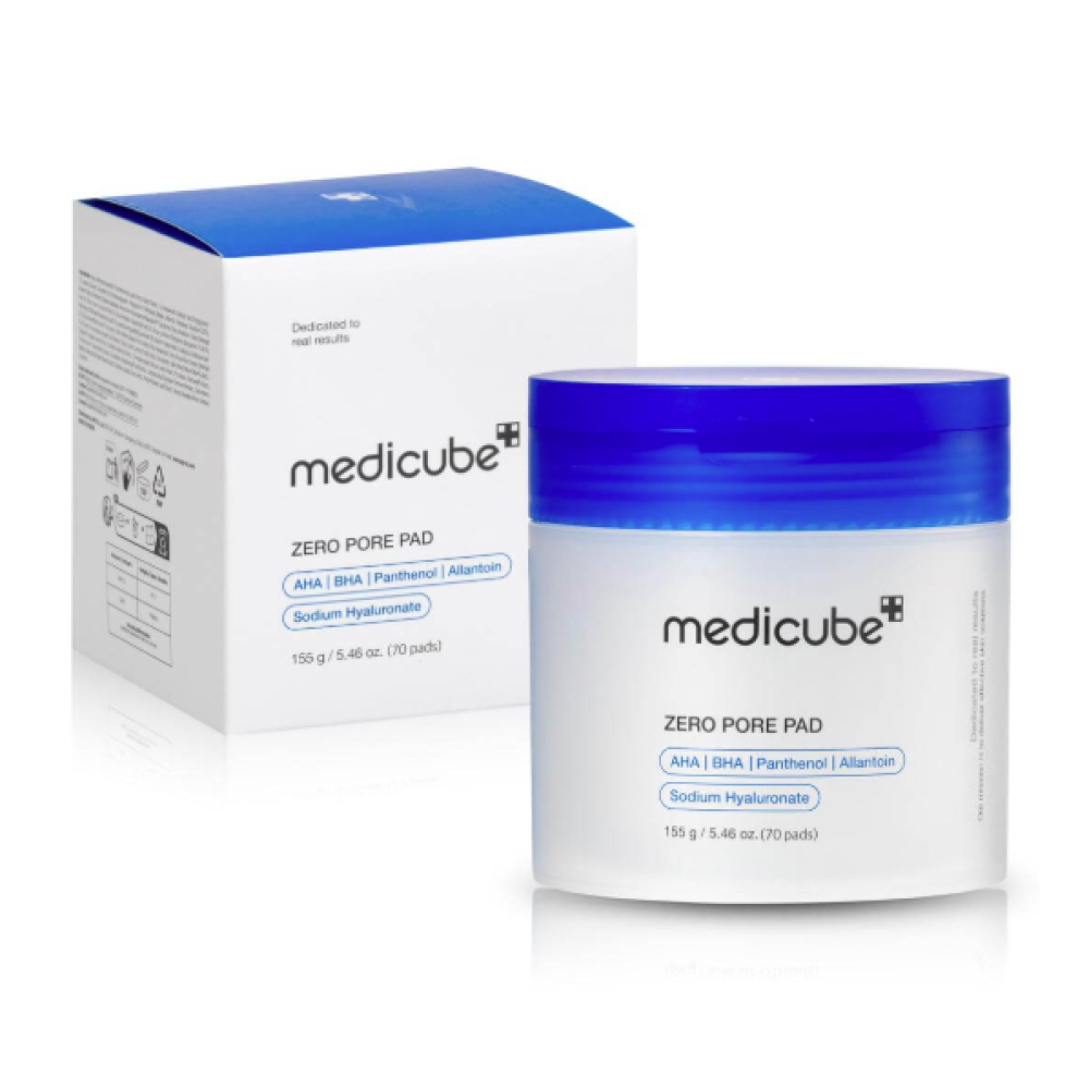 MEDICUBE Zero Pore Pad 2.0 - Attīrošas plāksnītes sejai, 70gab. (108374)