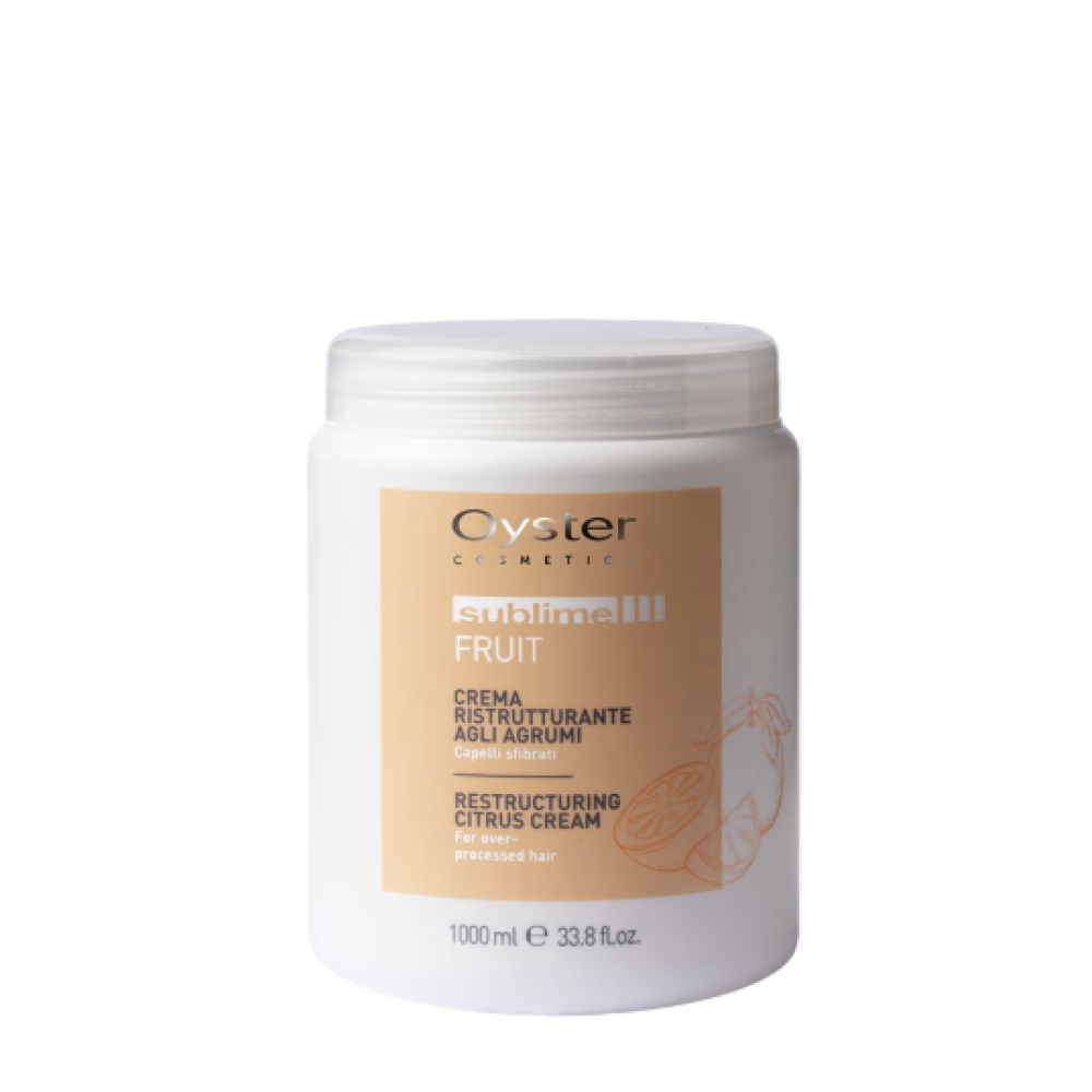 Oyster FRUIT SUBLIME Citrus Mask - Atjaunojoša maska-krēms, 1000ml (OYBM07100200)