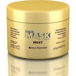 Imperity MILKY Mask - Barojoša matu maska ar piena proteīnu sausiem, trausliem matiem, 250ml