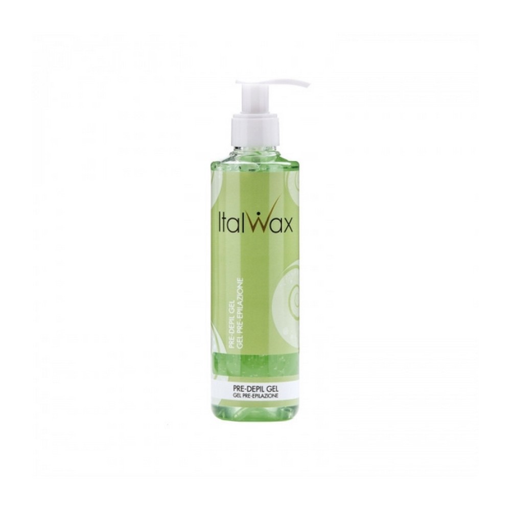 ItalWax Pre-depil gel with ALOE - Attirošs gēls pirms depilācijas ar alveju, 250ml