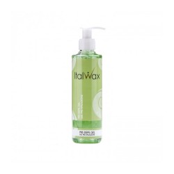 ItalWax Pre-depil gel with ALOE - Attirošs gēls pirms depilācijas ar alveju, 250ml