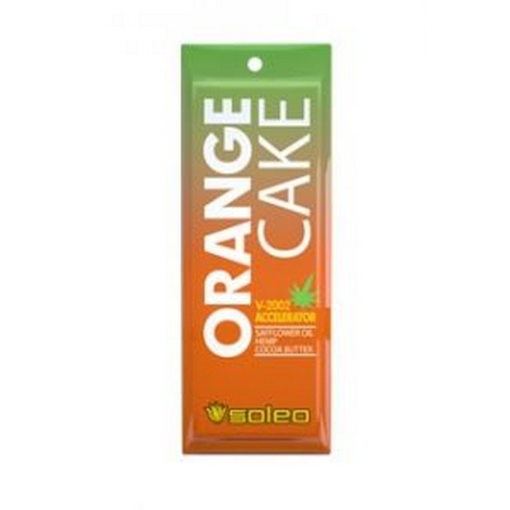 SOLEO Orange Cake - Solārija krēms bez bronzeriem, 15ml