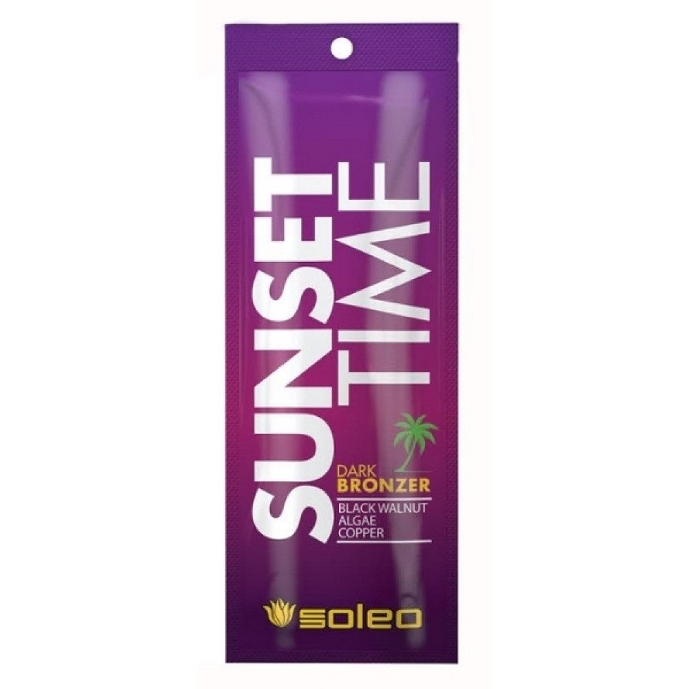 SOLEO Sunset Time - Solārija krēms ar bronzeriem, 15ml