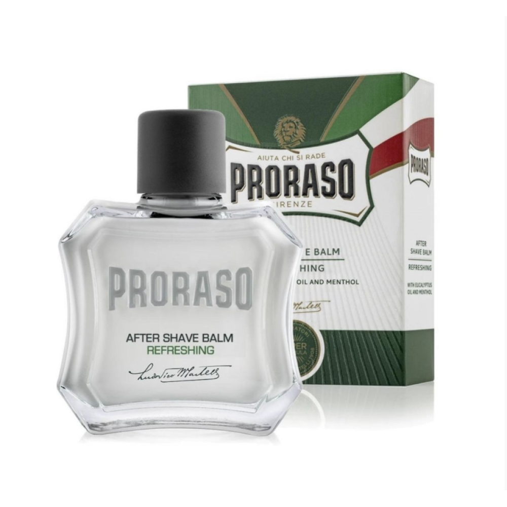 PRORASO Refreshing Aftershave Balm Eucalyptus - Atsvaidzinošs un tonizējošs balzāms pēc skūšanās, 100ml