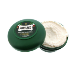 PRORASO Refreshing Shaving Soap With Eucalyptus Oil And Menthol - Skūšanās ziepes ar eikalipta eļļu un mentolu, 150ml