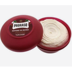 PRORASO Coarse Shaving Soap With Sandalwood and Shea butter - Skūšanās ziepes ar sandalkoku un šī sviestu, 150ml