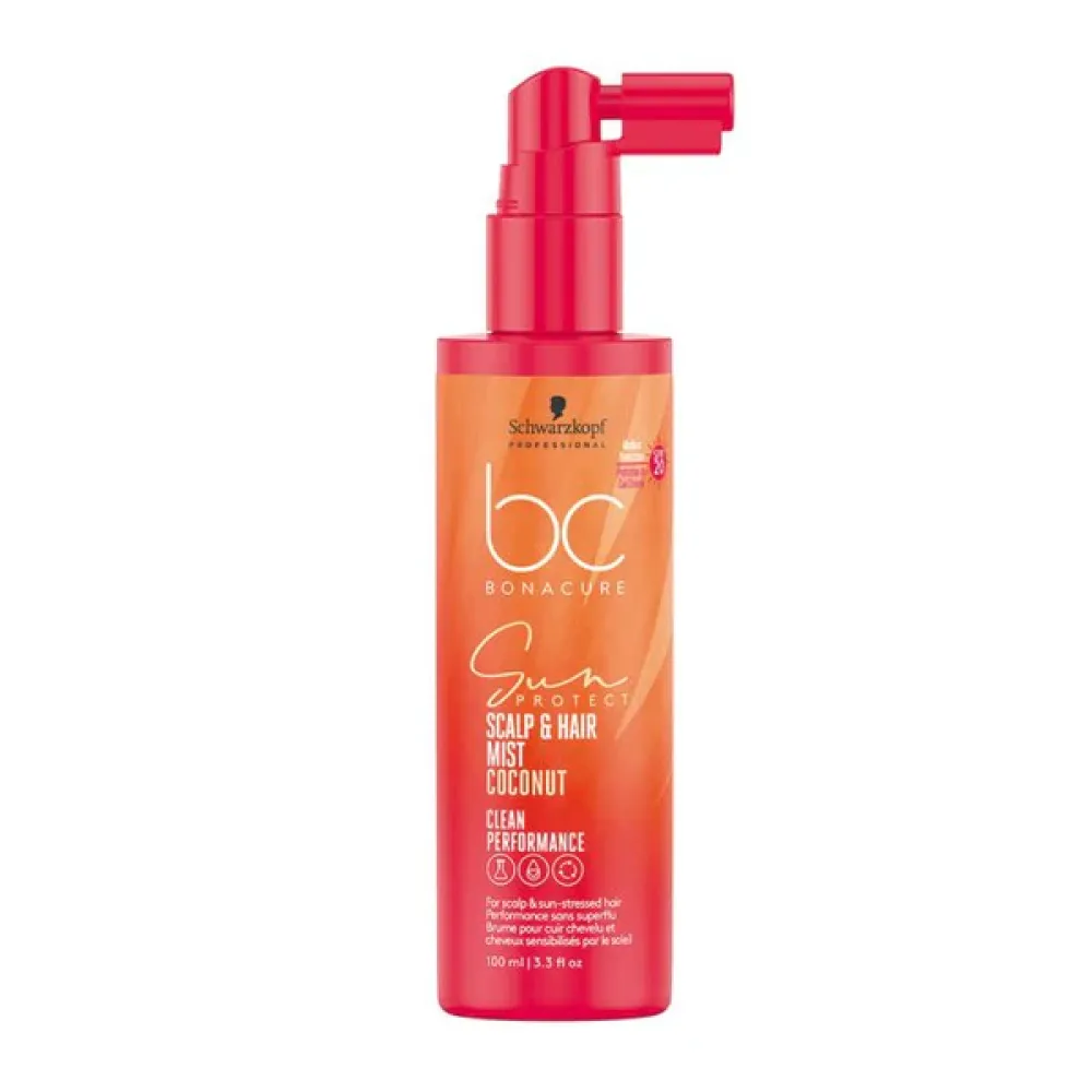 Schwarzkopf Professional Bonacure Sun Protect Scalp&Hair Mist - Sprejs visiem matu un galvas ādas tipiem ar UV aizsardzību, 100ml (49277)
