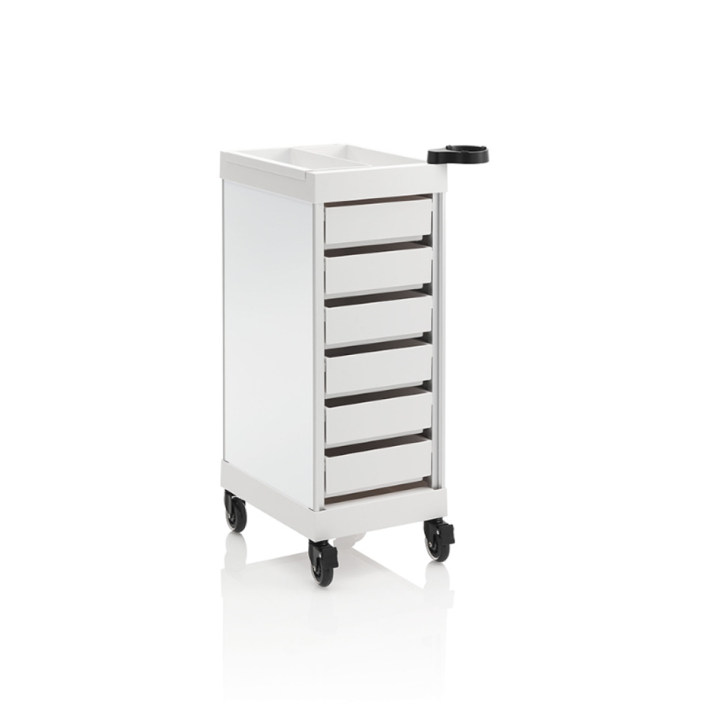 Meistara ratiņi CARRELLO SOLID PRO WHITE (375.399)