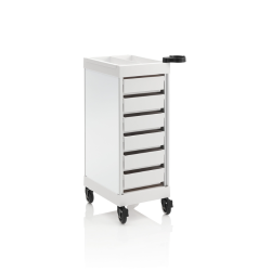 Meistara ratiņi CARRELLO SOLID PRO WHITE