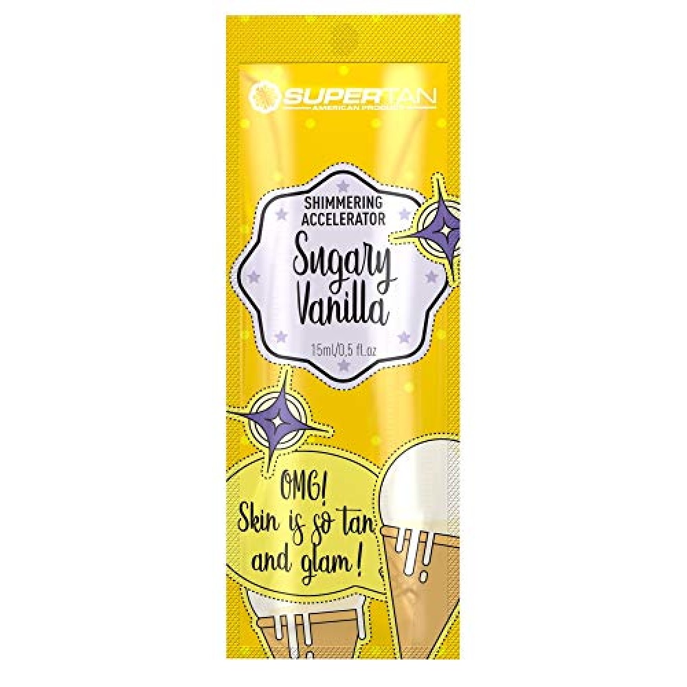 SUPERTAN Sugary & Vanilla - Solārija krēms bez bronzeriem, 15ml