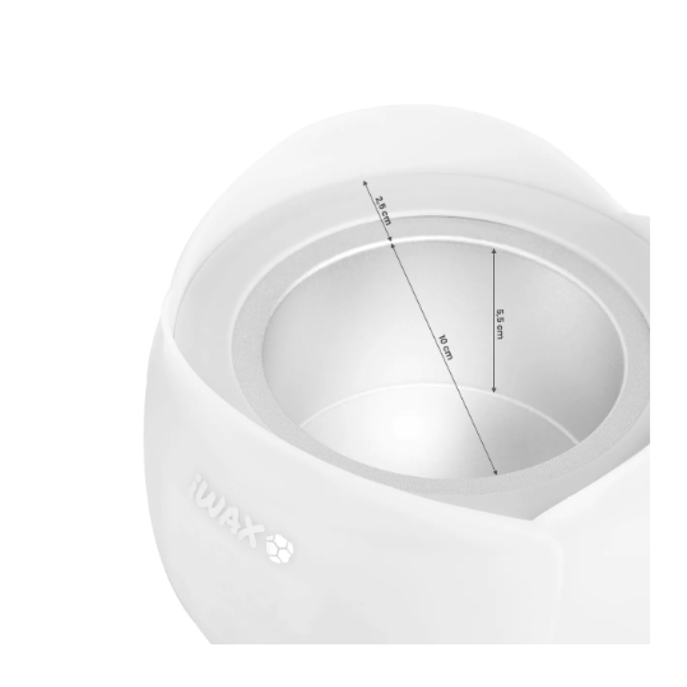 Vaska sildītājs iWax Flower 100W, balts (149531)