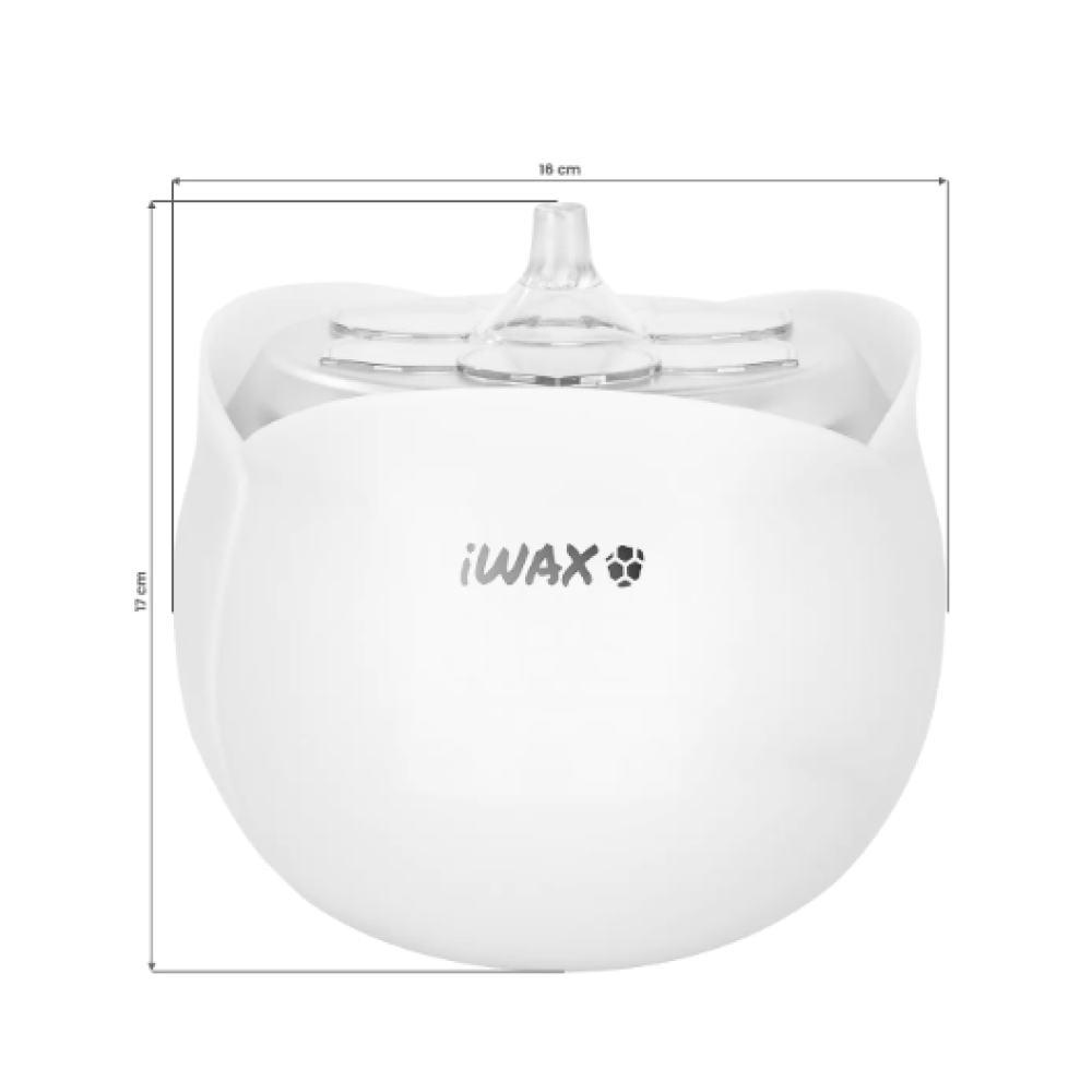Vaska sildītājs iWax Flower 100W, balts (149531)