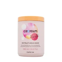 Inebrya Ice Cream Keratin Restructuring Mask, 1000ml Inebrya Ice Cream Keratin Restructuring Mask, 1000ml