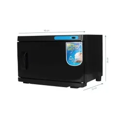 TOWEL WARMER WITH STERILIZER UV-C 16L BLACK
