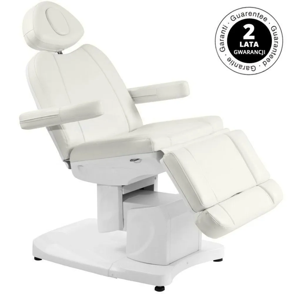 Electric beauty chair Azzurro 708A 4 motors, white Electric beauty chair Azzurro 708A 4 motors, white