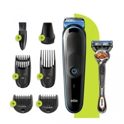 Braun 7-in-1 All-in-one Trimmer MGK3245, Beard&Hair Trimmer for Men, 5 attachments