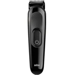 Braun All-in-one trimmer MGK3220, 6-in-1 Beard Trimmer, Hair Clipper, Ear and Nose Trimmer, Rechargeable, Black