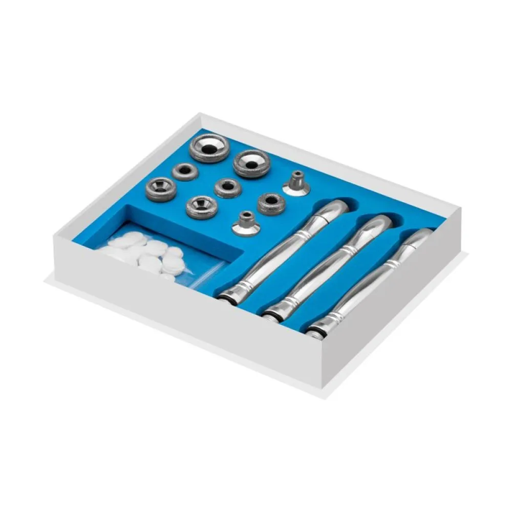 Mikrodermabrāzijas aparāts AM60 + celuloloģija (uzgaļi no celulīta)