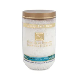 HEALTH&BEAUTY Luxury Bath Salts Natural - Dabīgais Nāves jūras sāls, 1.2kg