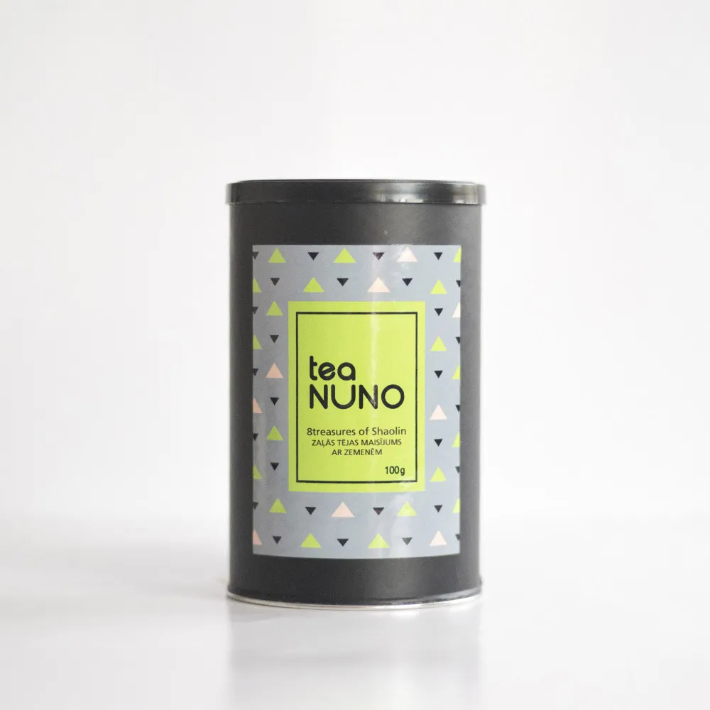 8 TREASURES OF SHAOLIN zaļā tēja, 100gr. 8 TREASURES OF SHAOLIN zaļā tēja, 100gr.