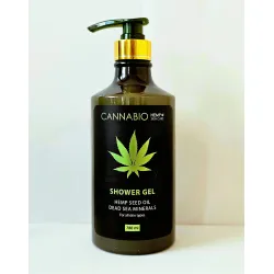 SEA of SPA Moisturizing shower cream CANNABIO with Hemp Oil - Krēmīga dušas želeja ar kaņepju eļļu, 780ml