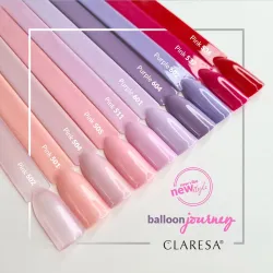 CLARESA PINK 532 - Стойкий гибридный гель лак для ногтей, 5ml