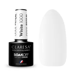 CLARESA White 1000 - Стойкий гибридный гель лак для ногтей, 5ml