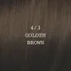 ELGON Moda&Styling Hair Colour - Krēmkrasa matiem, 4/3 - GOLDEN BROWN / zeltaini brūns
