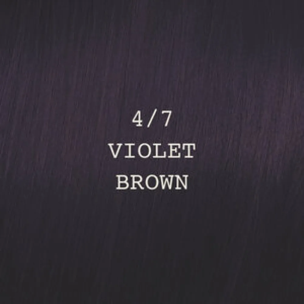 ELGON Moda&Styling Hair Colour - Крем-краска для волос, 4/7 - VIOLET BROWN / шатен фиолетовый