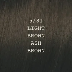 ELGON Moda&Styling Hair Colour - Krēmkrasa matiem, 5/81 - LIGHT BROWN ASH BROWN / gaiši brūns pelnu brūns