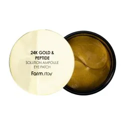 FarmStay 24K Gold & Peptide Solution Ampoule Eye Patch