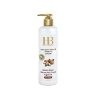 H&B Moist & Shine Argan Oil Hair Cream No-Rinse - Mitrinošs un spīdumu piešķirošs matu krēms ar argāna eļļu un silikonu, neskalojams, 400ml