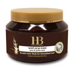 HEALTH&BEAUTY Keratin Hair Mask for Smoothed Hair - Maska ar keratīnu termiski bojātiem matiem, 500ml HEALTH&BEAUTY Keratin Hair Mask for Smoothed Hair - Maska ar keratīnu termiski bojātiem matiem, 500ml