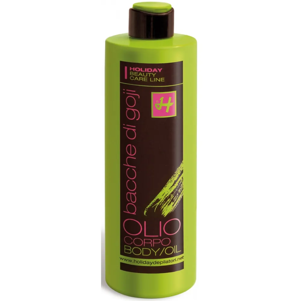 HOLIDAY Eļļa ķermenim, atjaunojoša, ar goji ogām, 500ml HOLIDAY Eļļa ķermenim, atjaunojoša, ar goji ogām, 500ml