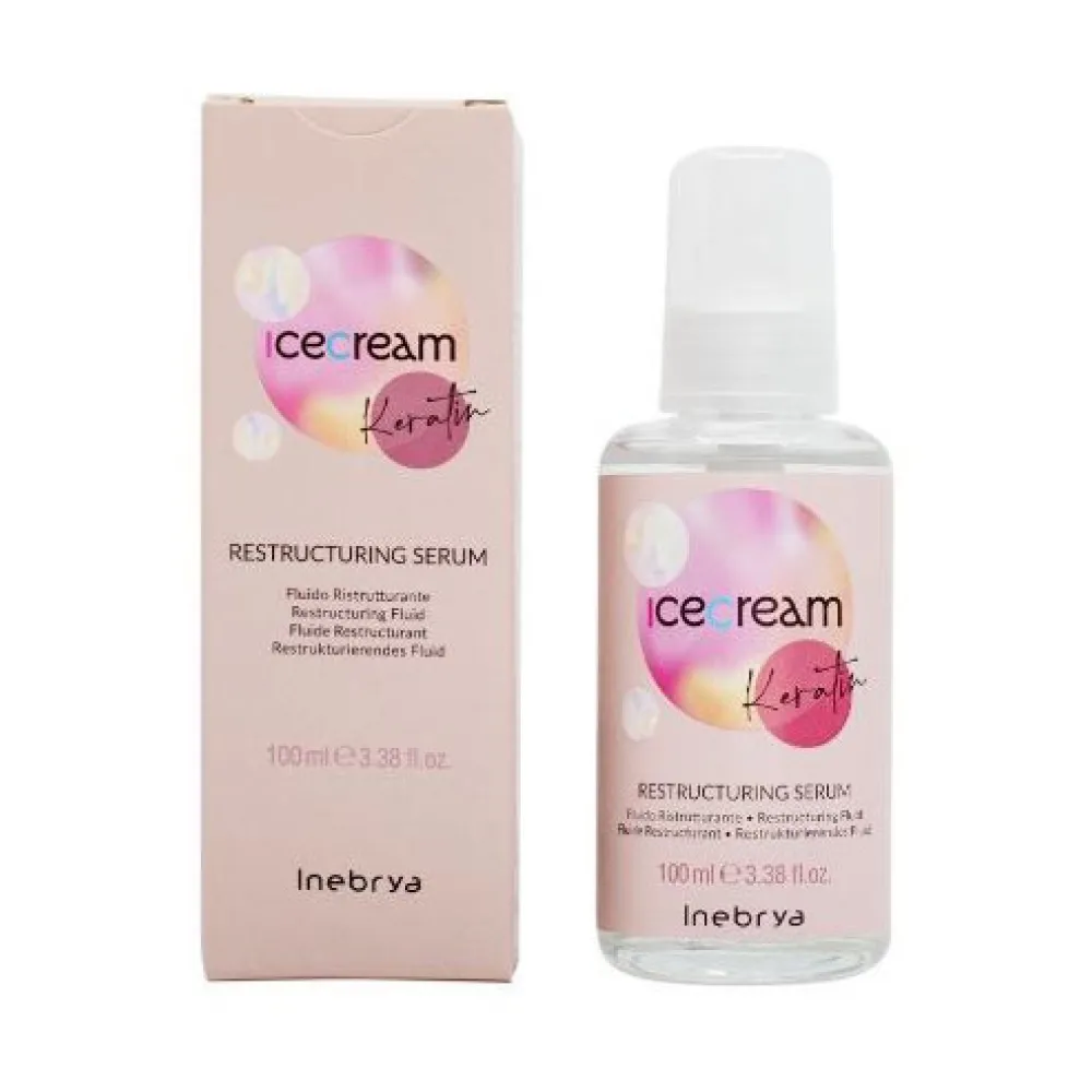 Inebrya Ice Cream Keratin Restructing serum - Restrukturējošs fluīds ar keratīnu Inebrya Ice Cream Keratin Restructing serum - Restrukturējošs fluīds ar keratīnu