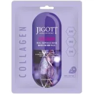 Jigott Collagen Real Ampoule Mask - Auduma maska sejai, 27ml