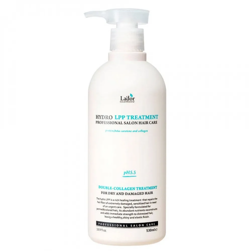 LA'DOR Hydro LPP Treatment - Маска для сухих и повреждённых волос, 530ml