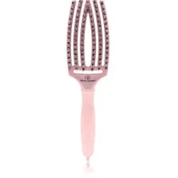 Olivia Garden Fingerbrush PASTEL PINK Combo Medium - расчёска для укладки волос