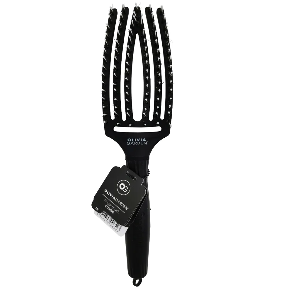 Olivia Garden Fingerbrush Combo Medium - расчёска для укладки волос Olivia Garden Fingerbrush Combo Medium - расчёска для укладки волос
