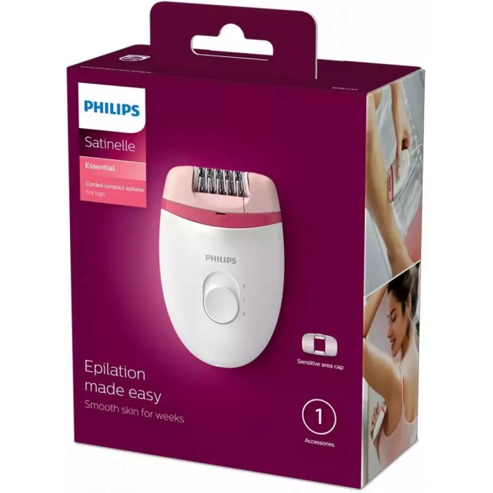 PHILIPS epilators Satinelle Essential ar vadu PHILIPS epilators Satinelle Essential ar vadu