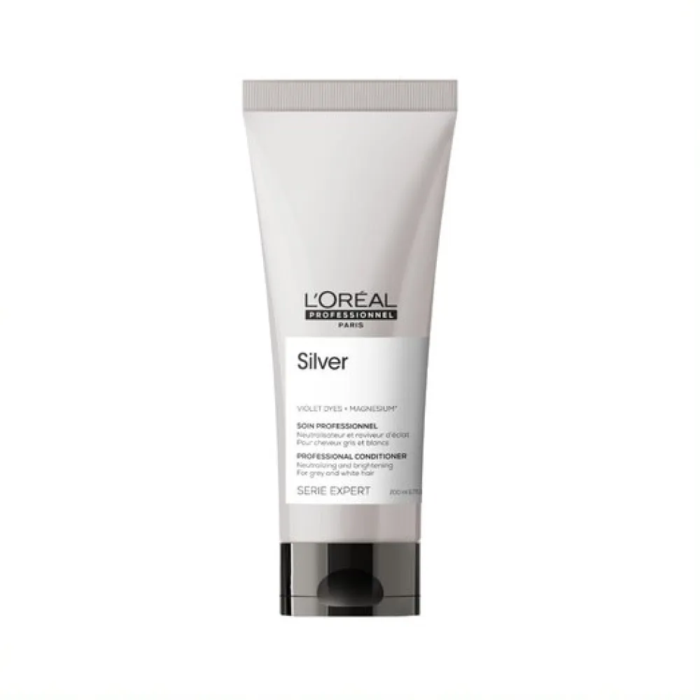 L'Oreal Professionnel Serie Expert Silver Conditioner - Кондиционер для седых и обесцвеченных волос, 200ml