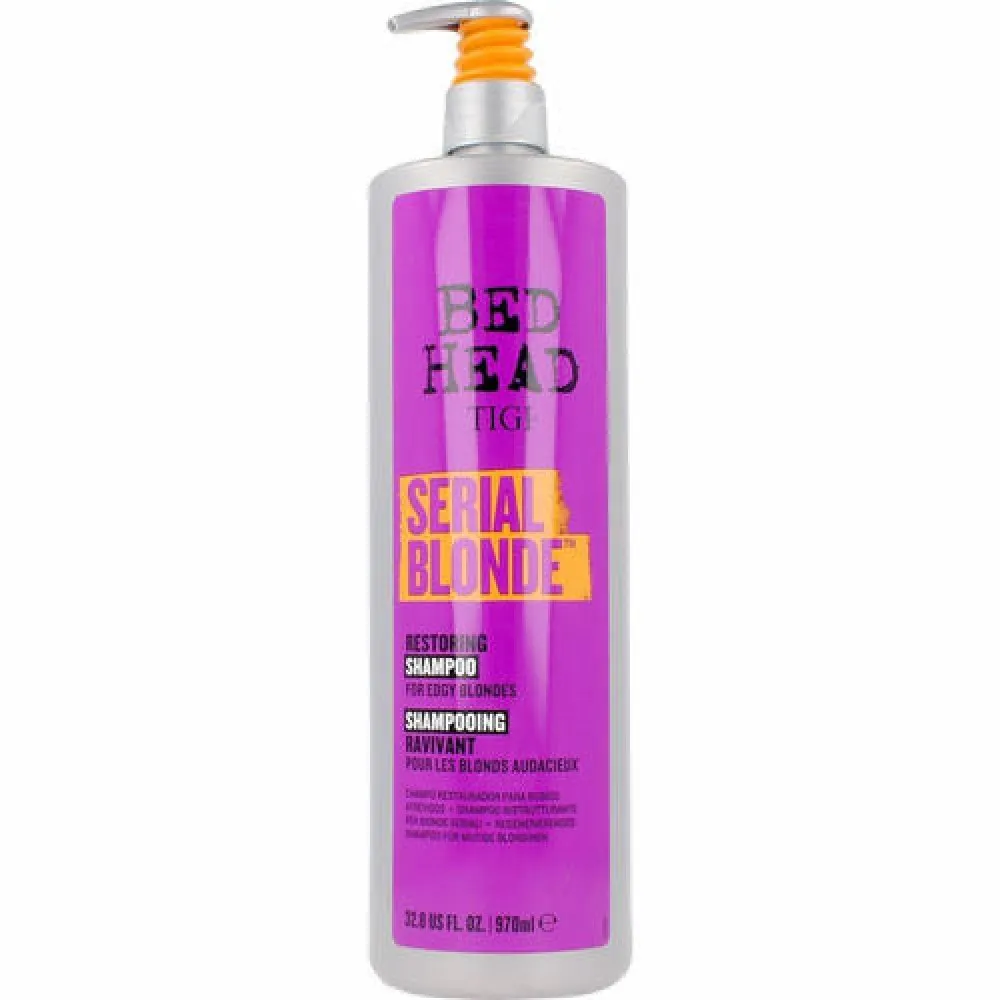 TIGI Bed Head Serial Blonde Restoring Shampoo - Šampūns blondiem matiem, 970ml TIGI Bed Head Serial Blonde Restoring Shampoo - Šampūns blondiem matiem, 970ml