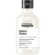 L'Oreal Professionnel Serie Expert Metal Detox Shampoo - Profesionāla krēmveida šampūna sistēma, kas attīra no metāla nogulsnēm, 300ml