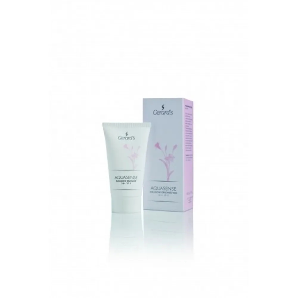 GERARD'S AQUASENSE Moisturising face emulsion 24H - SPF8, 50ml GERARD'S AQUASENSE Moisturising face emulsion 24H - SPF8, 50ml