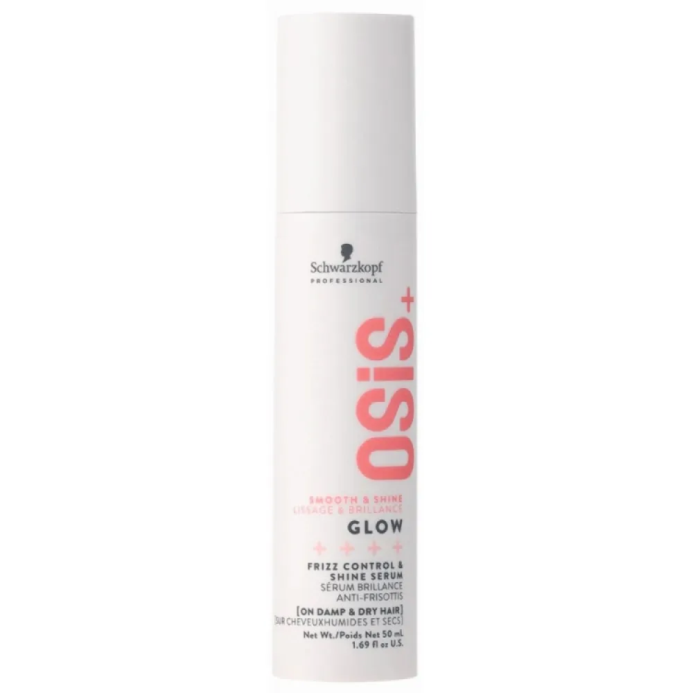 Schwarzkopf Professional OSIS+ Glow serum - Anti-frizz spīduma serums, 50ml