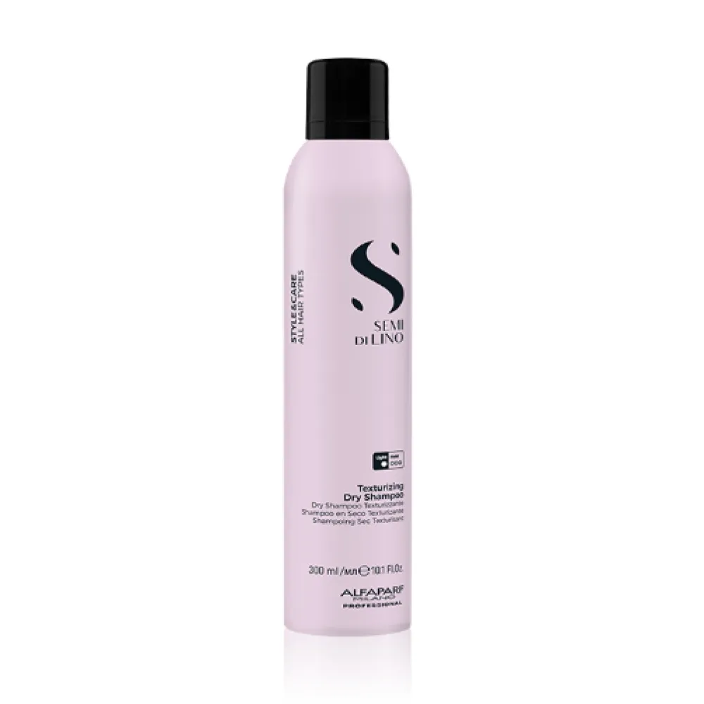 ALFAPARF Milano Semi Di Lino STYLE&CARE Texturizing Dry Shampoo - Текстурирующий сухой шампунь лёгкой фиксации, 300мл