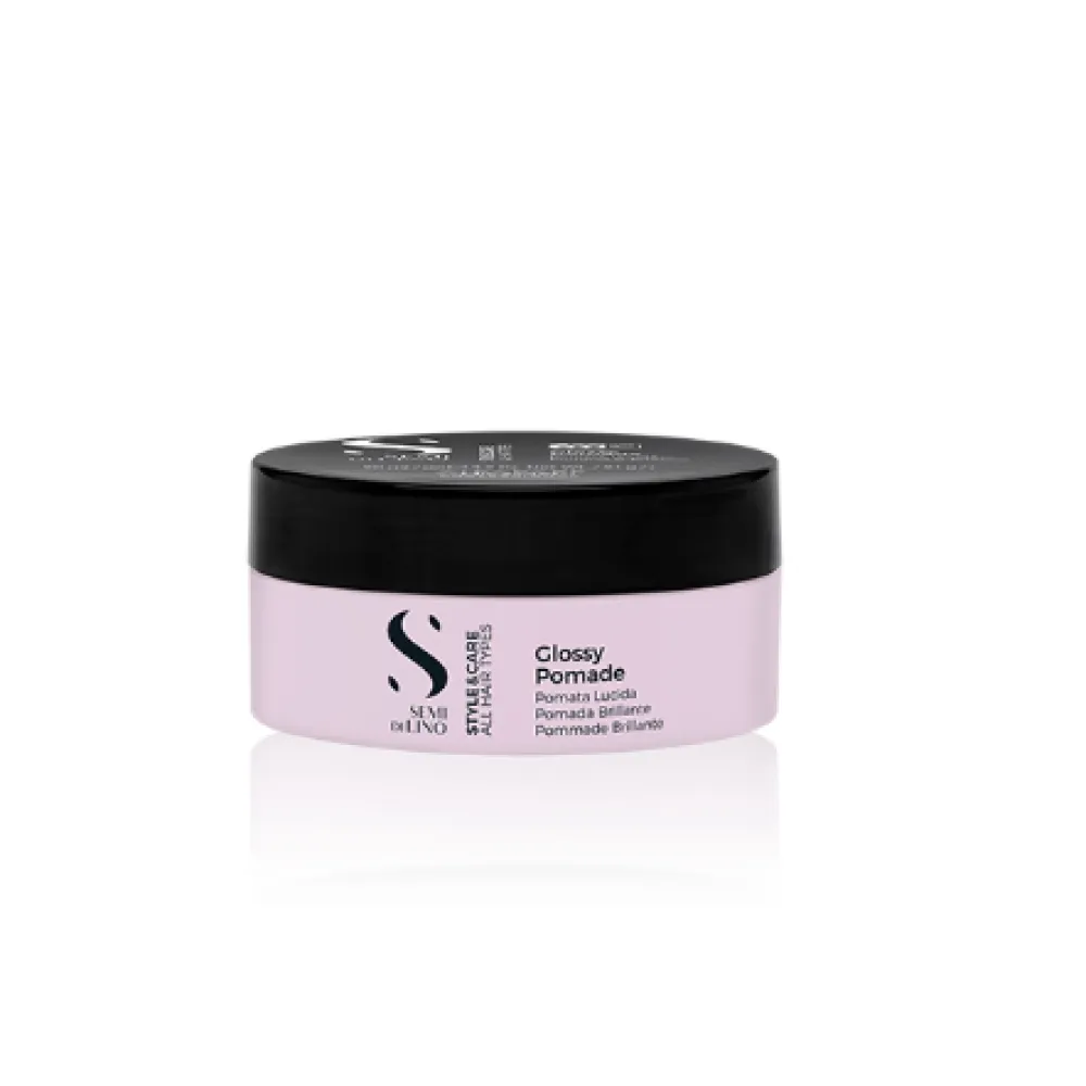 ALFAPARF Milano Semi Di Lino STYLE&CARE GLOSSY Pomade - Воск для блеска волос, 90ml